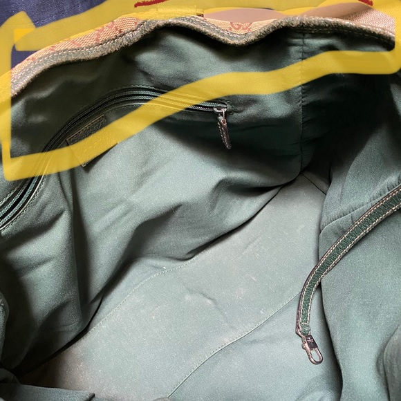 Gucci Beige/Ebony GG Canvas Diaper Bag Tote Bag - Picture 16 of 16